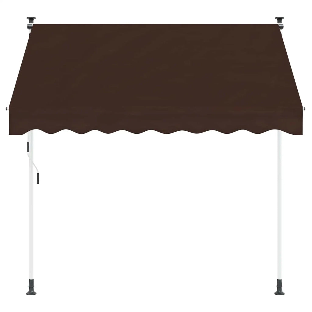 Tenda retrattile manuale Marrone 100 cm