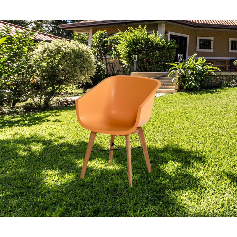 Set di 2 sedie AMALIA Eucalyptus HARTMAN - Arancione