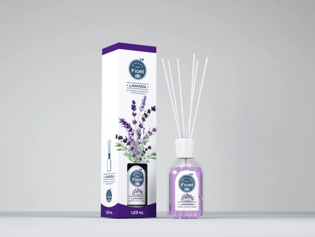 Diffusore 125 mlt officina dei fiori lavanda astuccio normale
