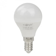 Lampadina LED E14 sferica 3W 270lm 6500K Ecolight