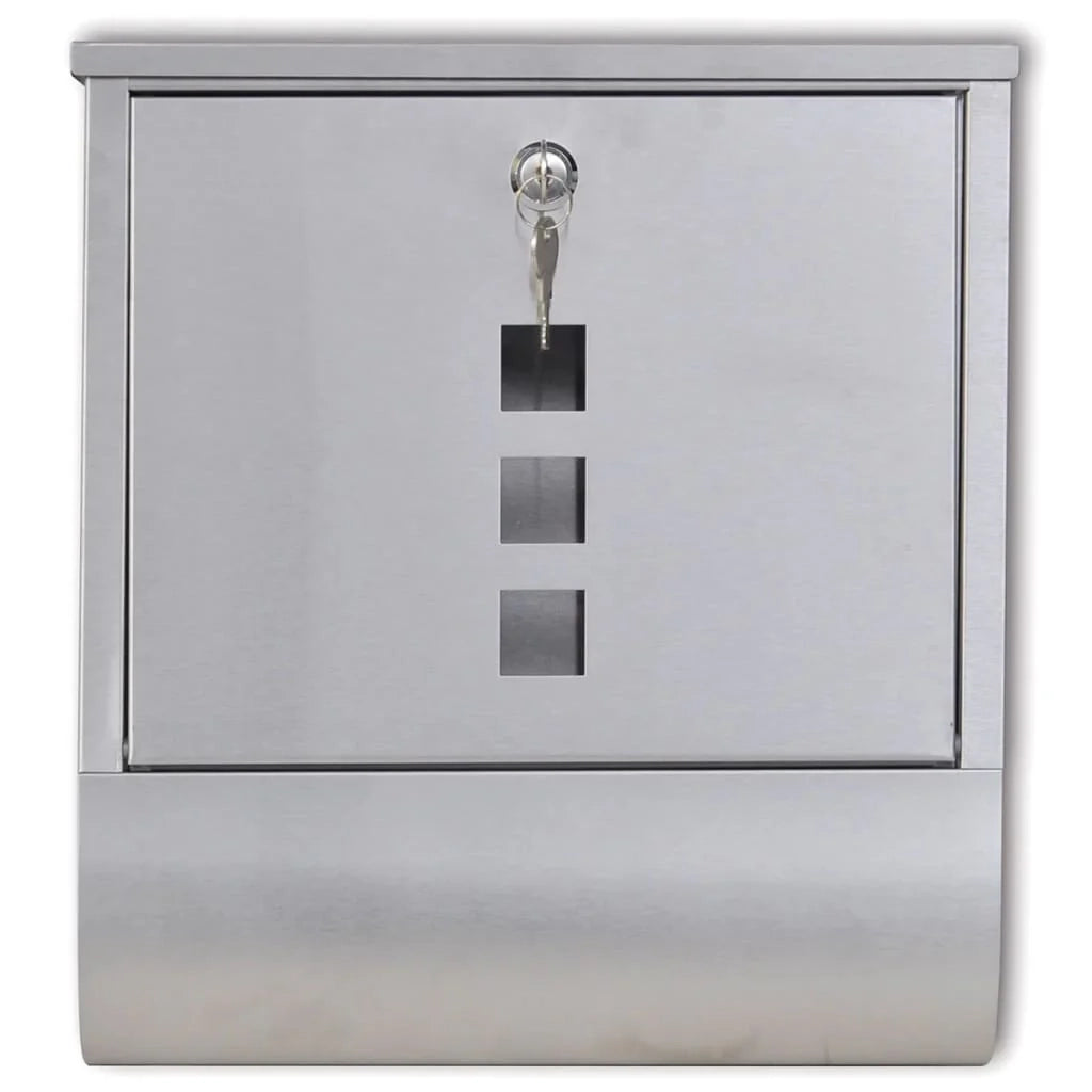 Cassetta postale in acciaio inox argento 02_0041550