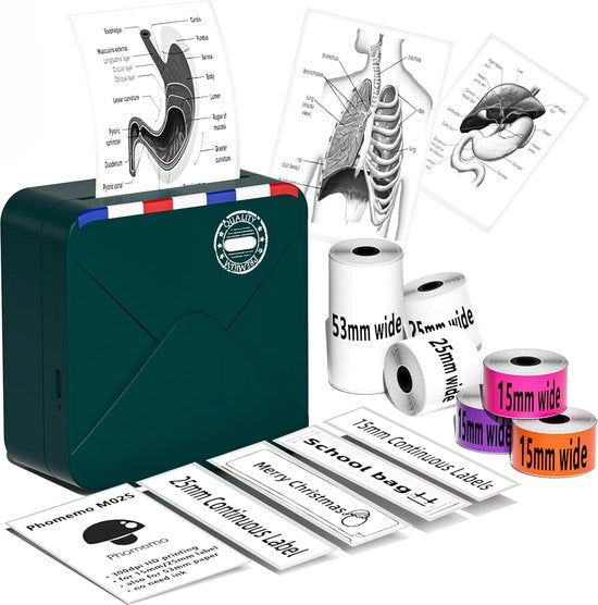 Stampante Mini - Kit di Avvio - Stampanti da Tasca - Stampante Portatile - Stampante Mobili - Fotostampante