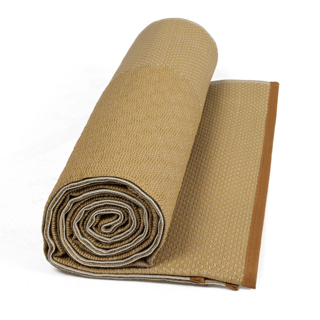 IDMarket - Tappeto per esterni KEOLA effetto juta 270 x 370 CM