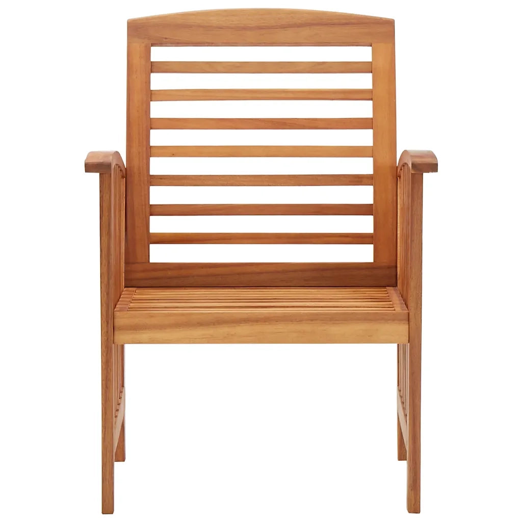 Sedie da Giardino 2 pz in Legno Massello d'Acacia 310256