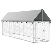 Gabbia per Cani da Esterno con Tetto 400x100x150 cm CFW3419861