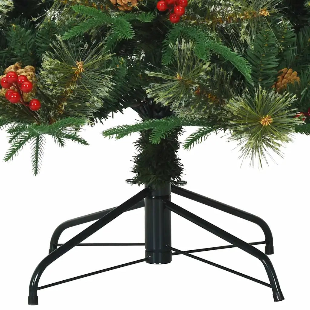 Albero di Natale | Decorazioni natalizie Artificiale con Rami Pieghevoli Verde 240 cm