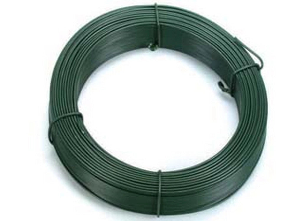 5rotoli filo plastificato verde in matasse mt.100 - n°16 filo ø mm.2,8 per tensione cod:ferx.fer5579
