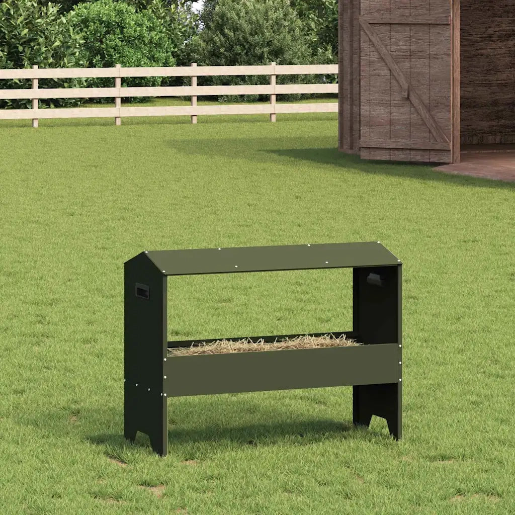 Abbeveratoio per bestiame Verde oliva 79 x 35 x 62 cm CFW5109436