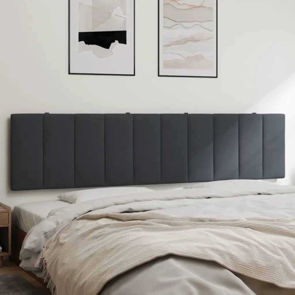 Cuscino Testiera Grigio Scuro 200 cm in Vellutocod mxl 88372