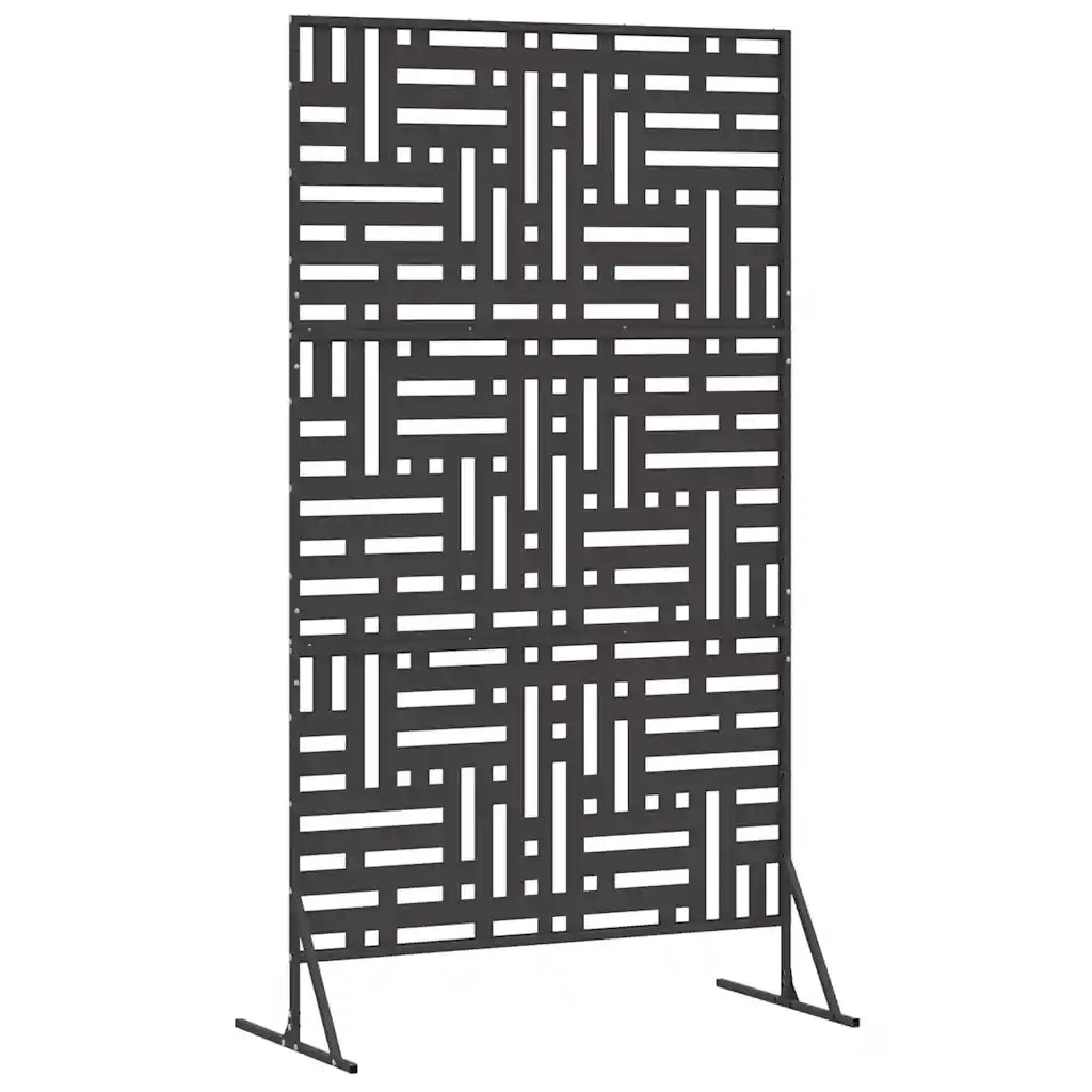 Schermo per Privacy Nero 100 x 50 x 180 cm Acciaio CFW8553020