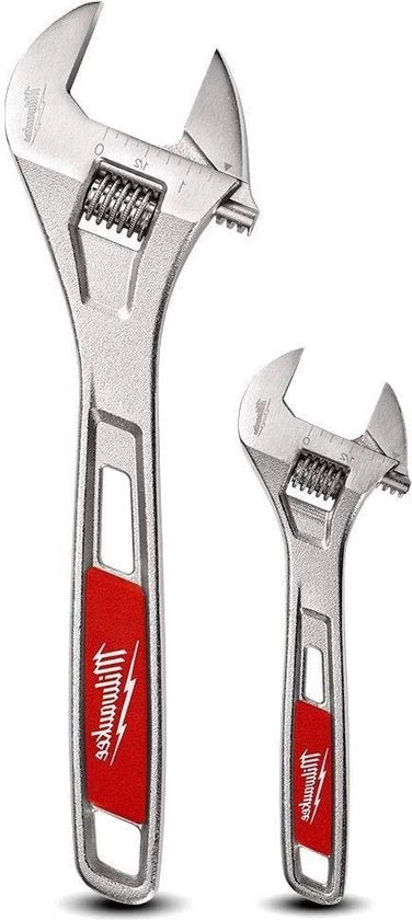 Set di 2 chiavi di regolazione - 1524 e 254 mm - per lavori di precisione
