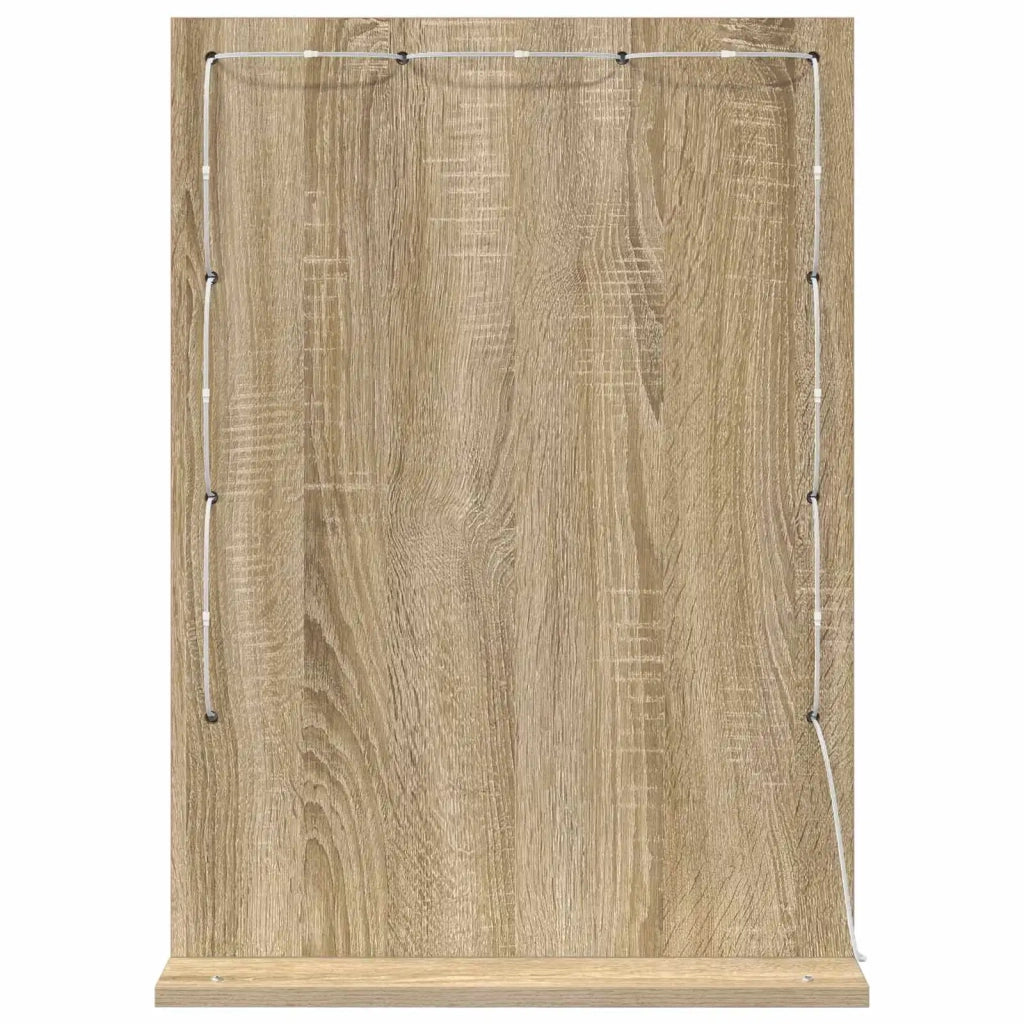 Specchio da Vanità Rettangolare Rovere Sonoma 70 x 50 x 18 cm 868335