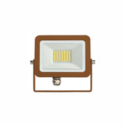 Proiettore LED da esterno Sky 20W IP65 4000K Corten - 2450lm, alluminio, fascio 110° Beneito Faure
