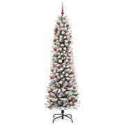 Albero di Natale Artificiale-Albero Natalizio con 300 LED Bianco 210 cm 429911