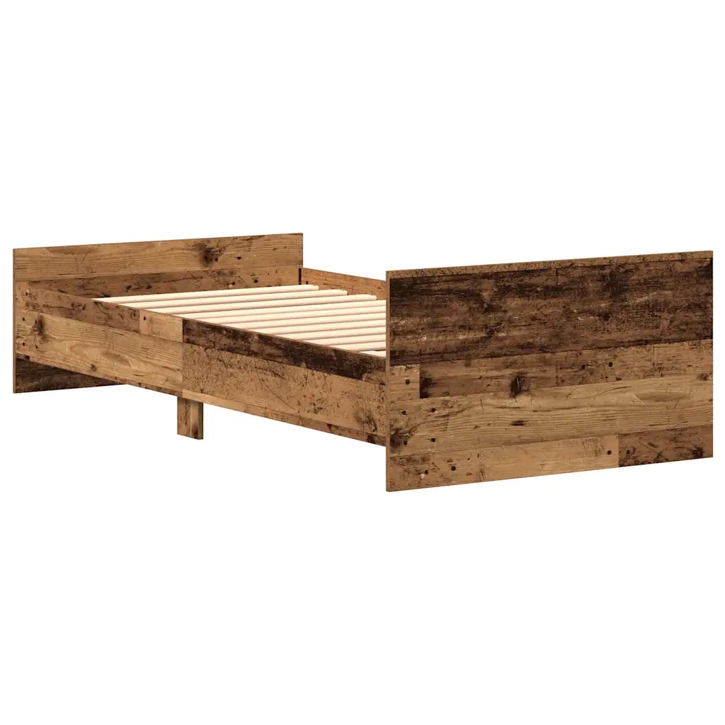 Giroletto senza Materasso Legno Antico 75x190 cm in Truciolato 862310