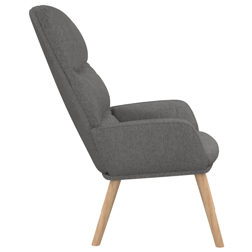 Poltrona Relax Grigio Chiaro in Tessuto 340990