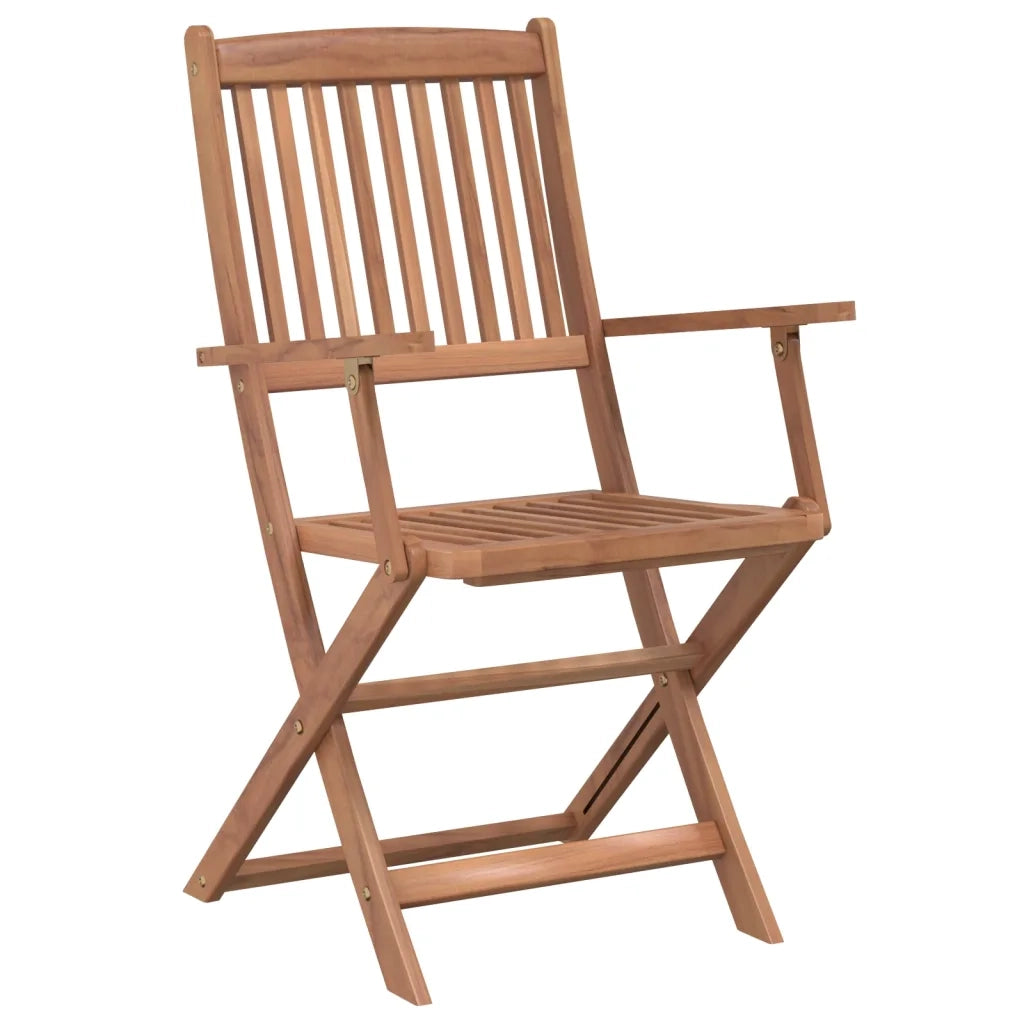 Set da Pranzo da Giardino 5 pz in Legno Massello di Acacia 44020