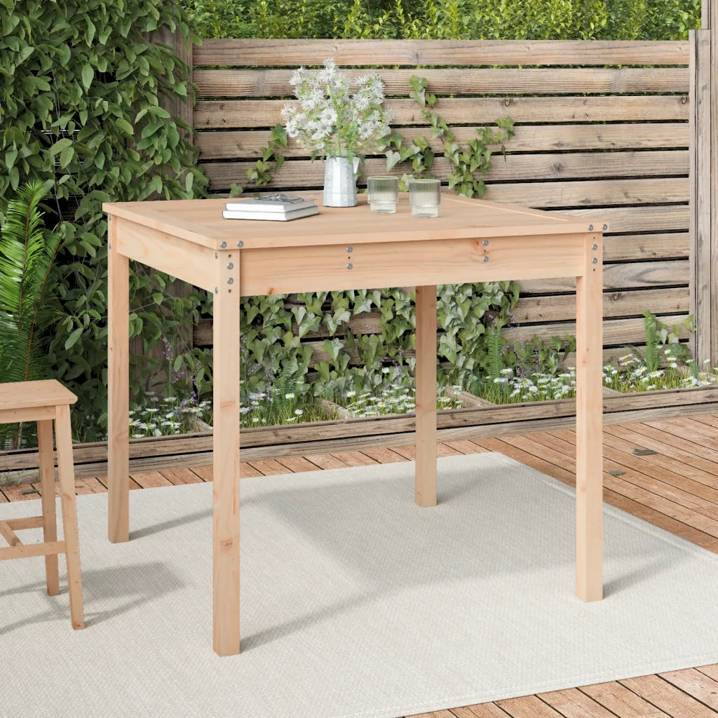 Tavolo da Giardino 82,5x82,5x76 cm in Legno Massello di Pino 823962