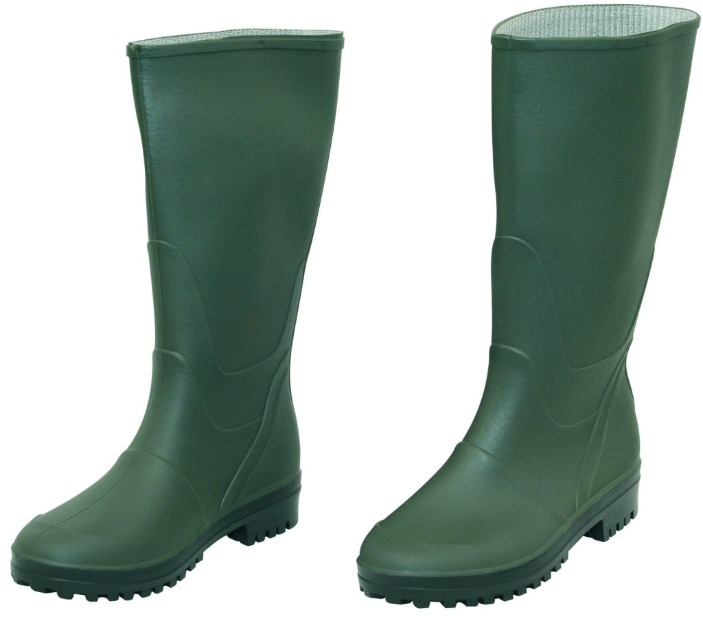 STIVALI IN PVC VERDI GINOCCHIO N 45