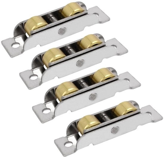 4 pezzi capacità 30kg 304 acciaio inox porta scorrevole a doppia ruota DE