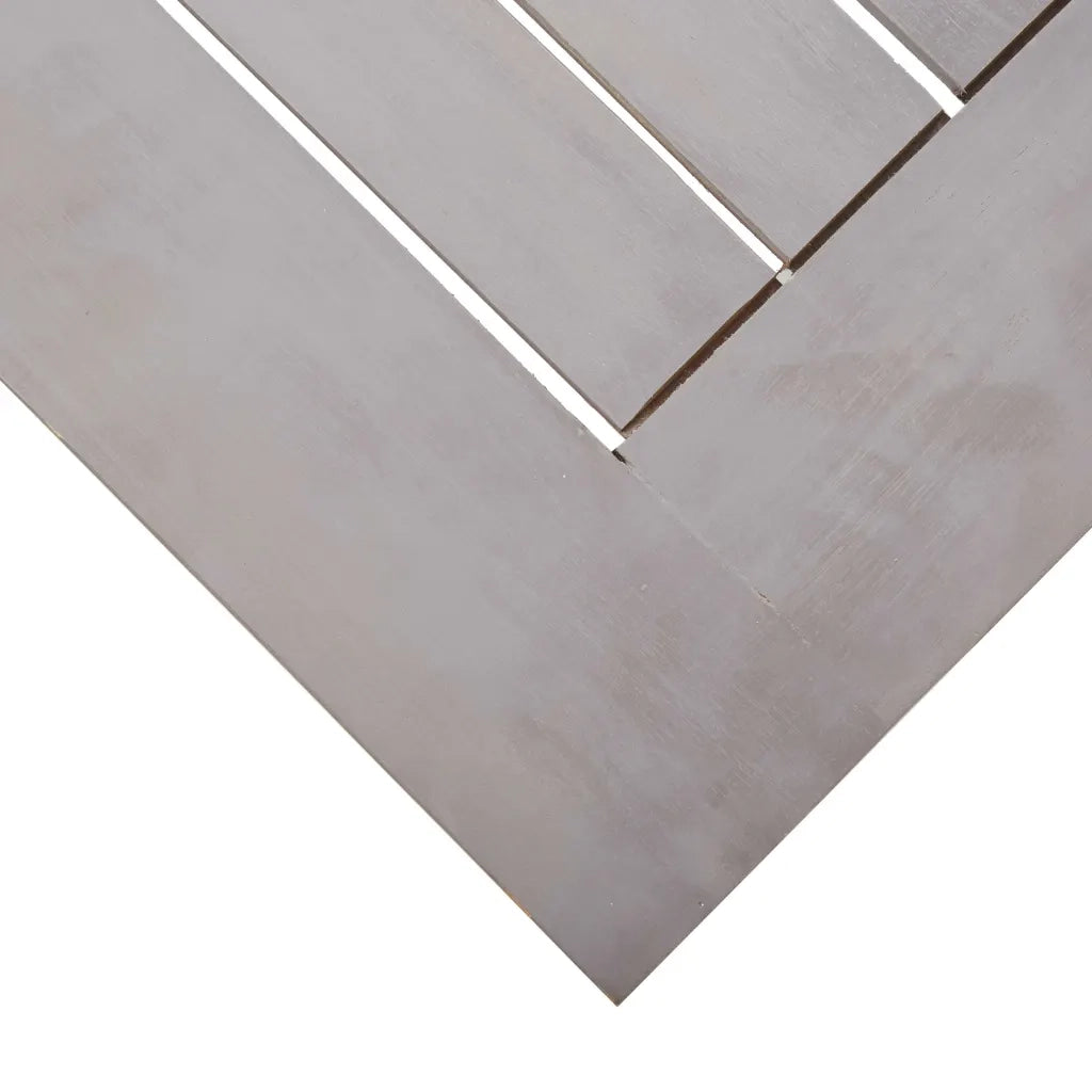 Set Pranzo da Giardino 7 pz Grigio Slavato in Massello d'Acacia 45941