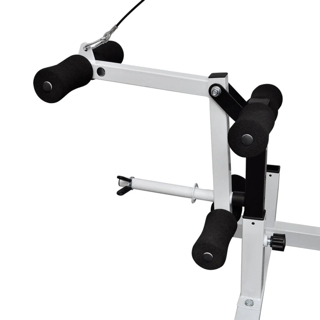 Panca universale con supporto per bilanciere per sport fitness e bodybuilding 0702057