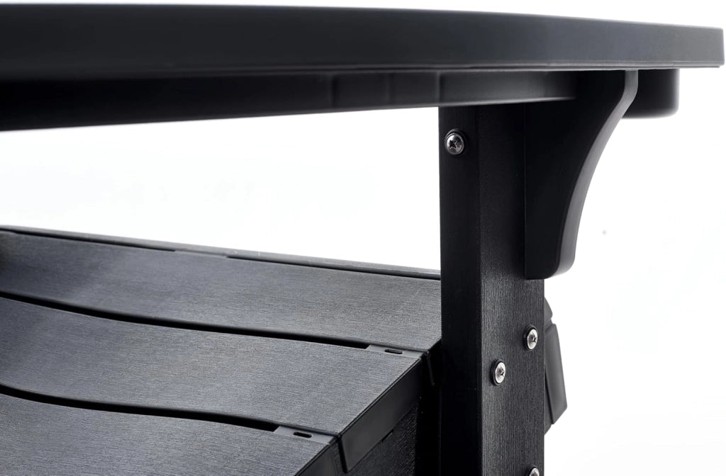 Sedia Poltrona da Giardino Alpine Adirondack Graphite 80,5 x 92 x 100,5 cm