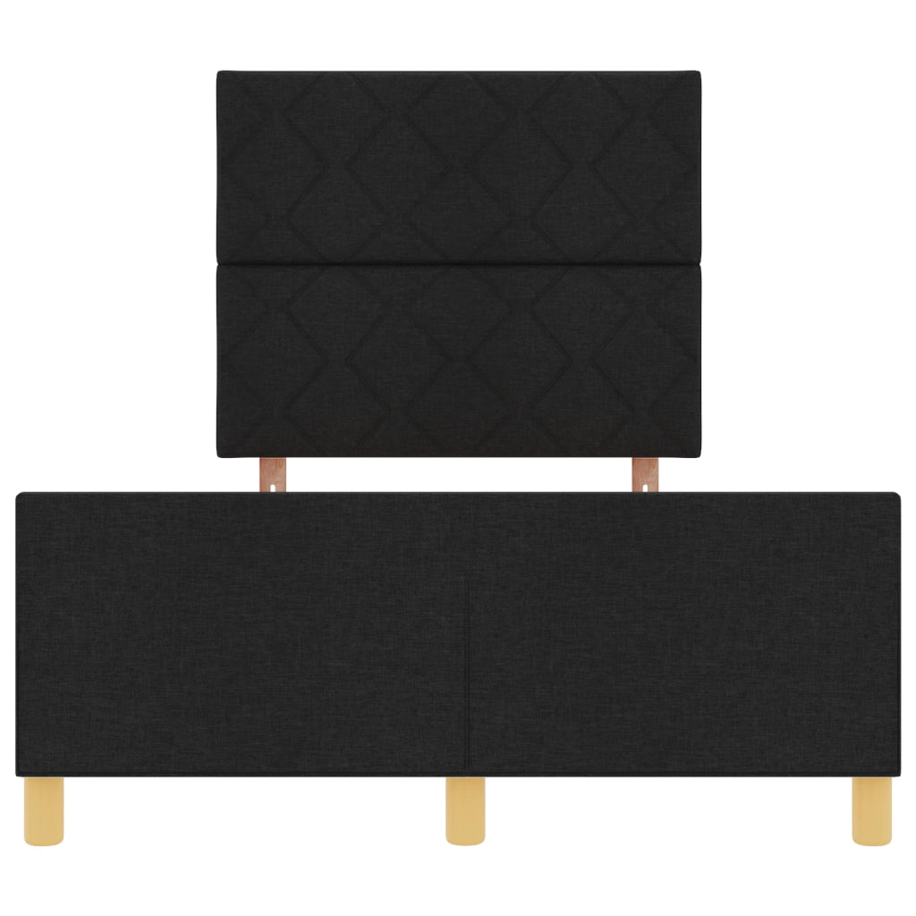 Struttura Letto in Tessuto Nero  120x200 cm