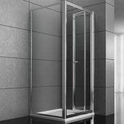 Lato fisso box doccia book adatto per porta a soffietto book cristallo temprato *** misure 88-90xh190 cm stampato, co...