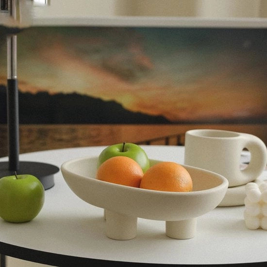 Scalda Cucina a Tre Braccia in Ceramica 10 Pollici per Pane, Snack e Verdure