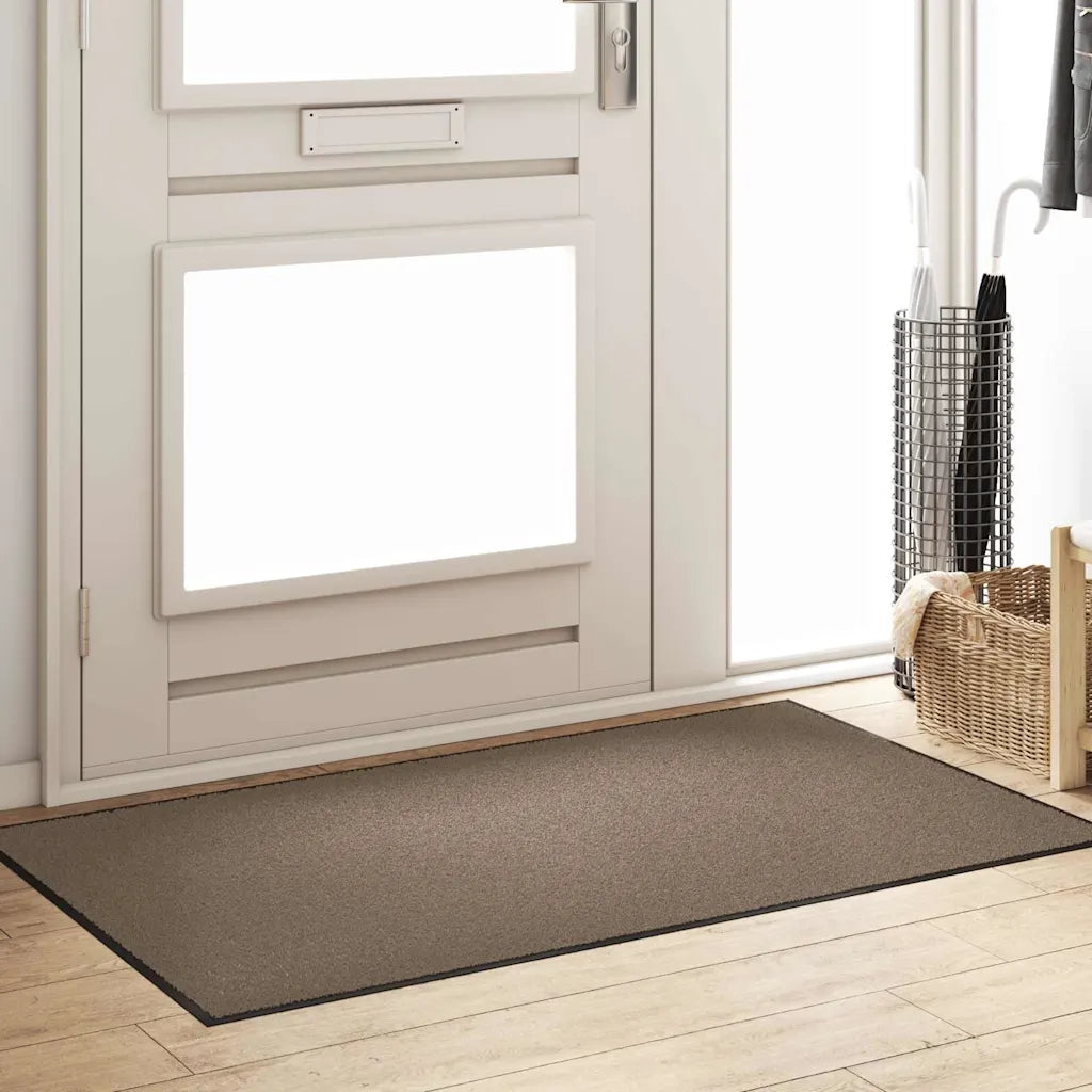 Tappetino Beige e Nero 90 x 150 cm 100% Poliammide 4100786