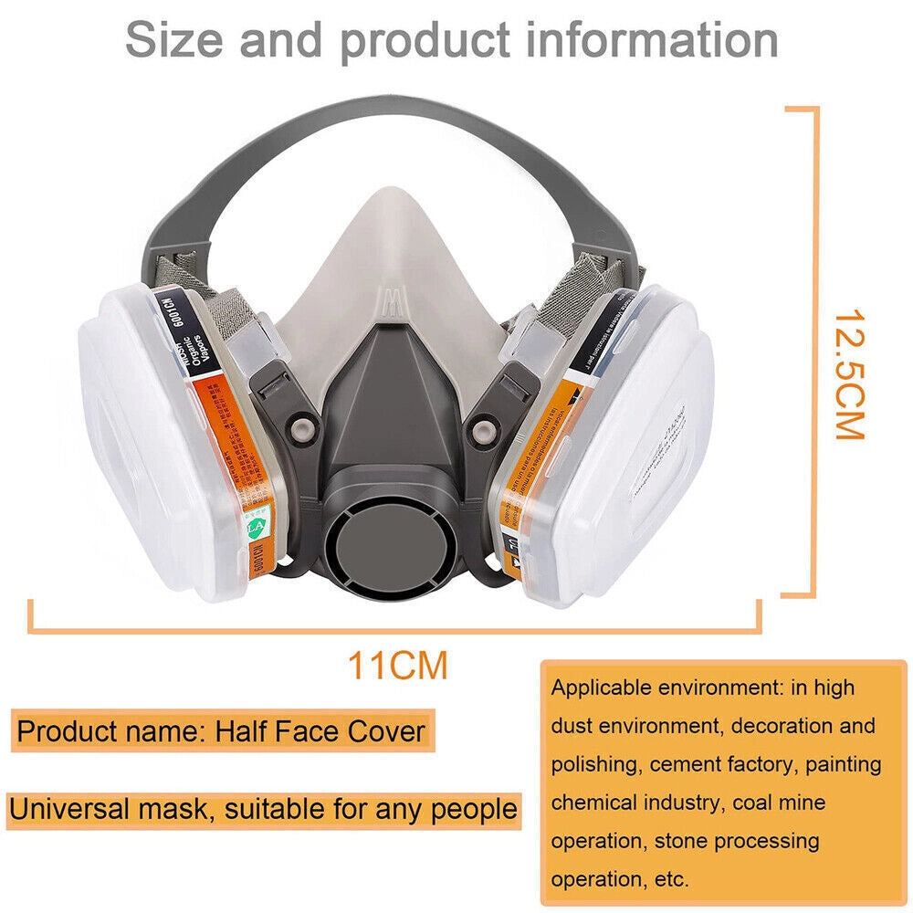 Maschera Antigas Protezione Chimica ¨C Zephmum ¨C Nero