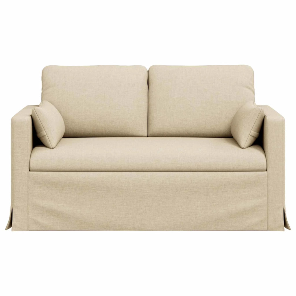 Divano Crema 139 x 78 x 80 cm Tessuto