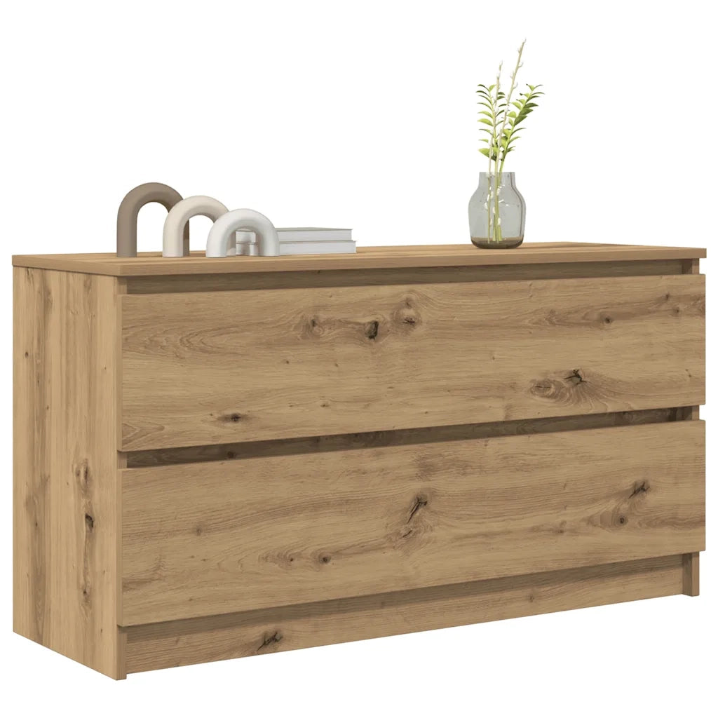 Mobile TV Rovere Artigianale 100x35x54 cm in Legno Multistrato 861813