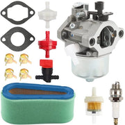 Carburatore di Rimpiazzamento per Motocarro - Incluso Filtro dell'Aria - Filtro del Carburante - Kit di Accoppiamento - Adatto per Briggs & Stratton - 4 Tempi 4 Cilindri