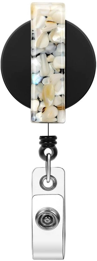 Sostegno per ID Card - Ospite per Badge con Cinturino - Ospite per Badge con Clip - Clip per Badge Rotabile 360° - Sostenibile - Multifunzionale - Ospite per Badge con Clip Crocodile
