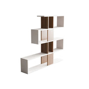 Libreria in legno "Karlin" - 120 x 20 x 109 cm - Bianco
