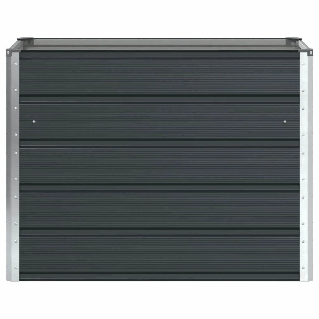 Fioriera Antracite 100 x 50 x 75 cm Acciaio zincato