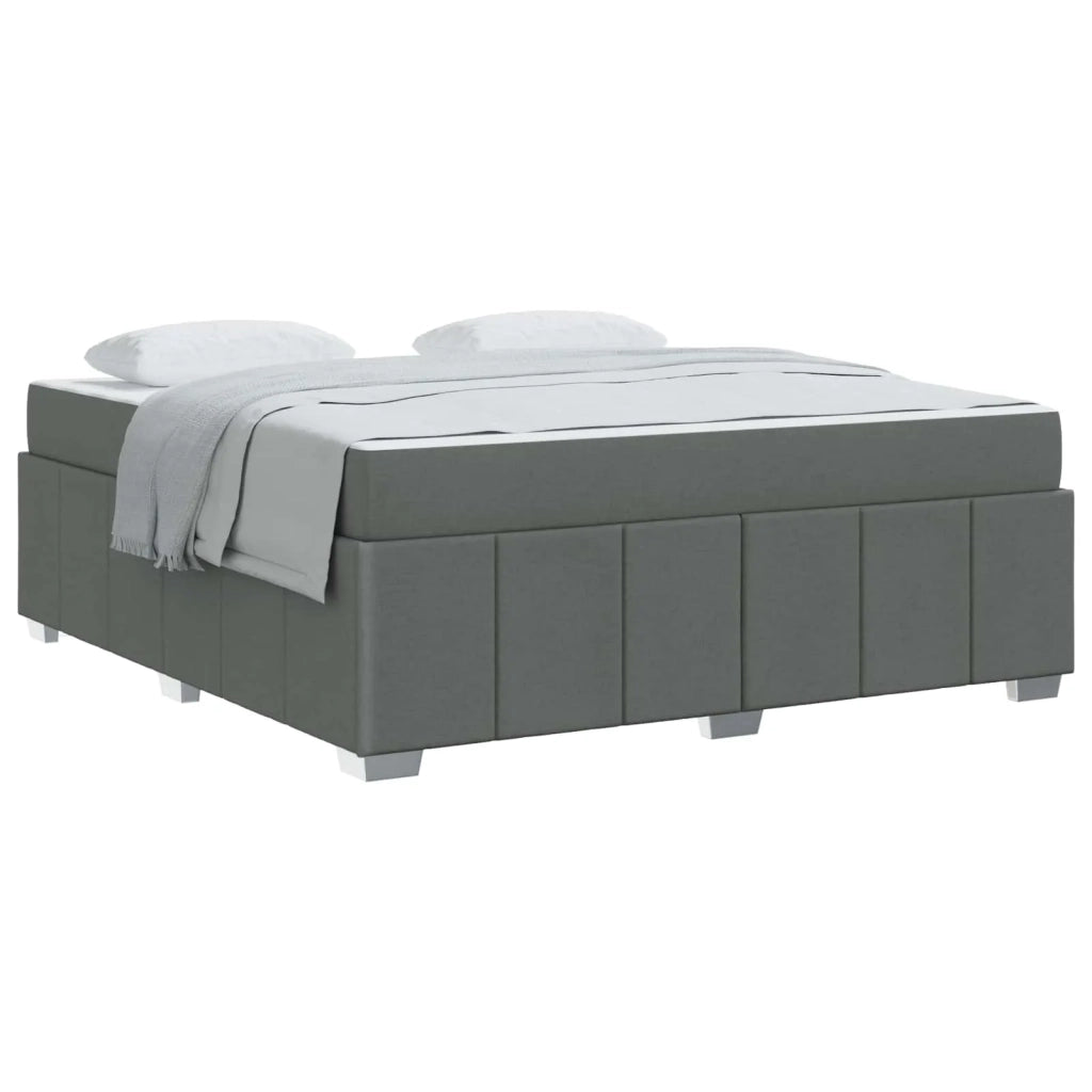 Struttura del letto Grigio scuro 180 x 200 cm Tessuto 3398301