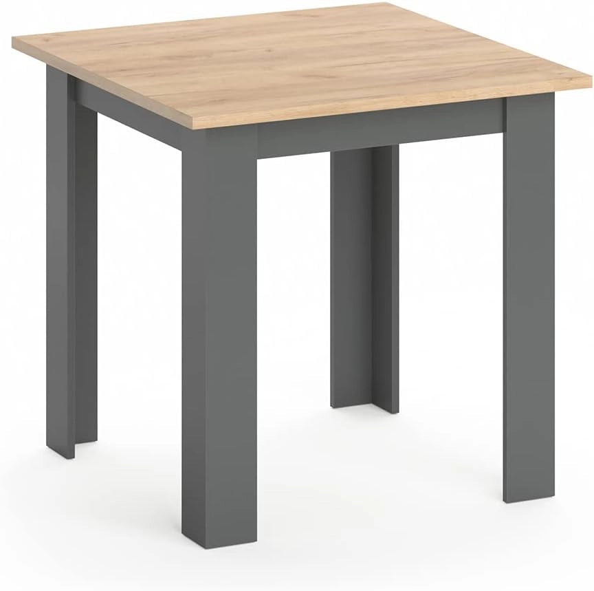 Tavolo da pranzo Karlos, Bianco, 80 x 80 cm, adatto per 2–4 persone per l'utilizzo nella zona pranzo