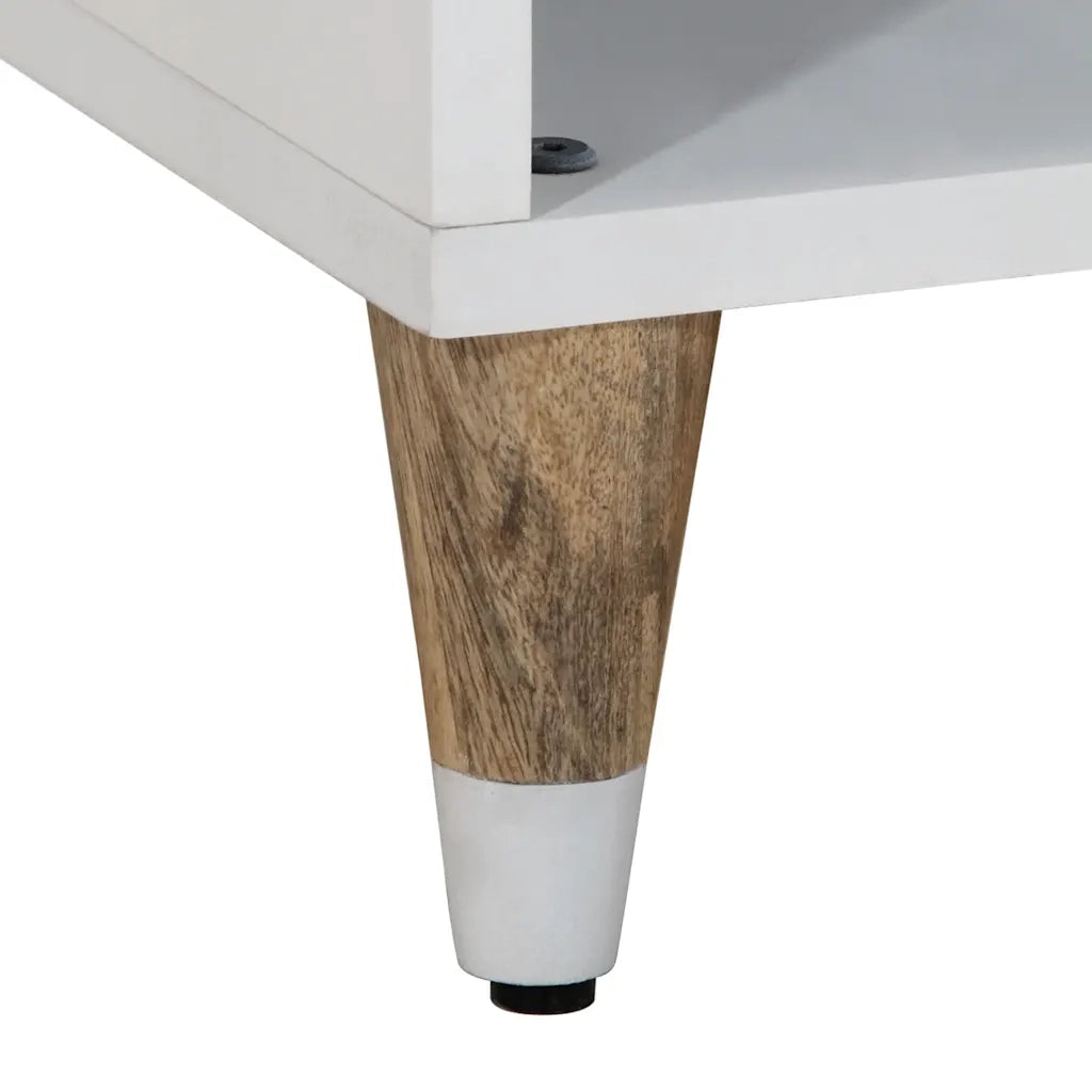 Mobile Porta TV 80x31,5x46 cm in Legno Massello di Mango