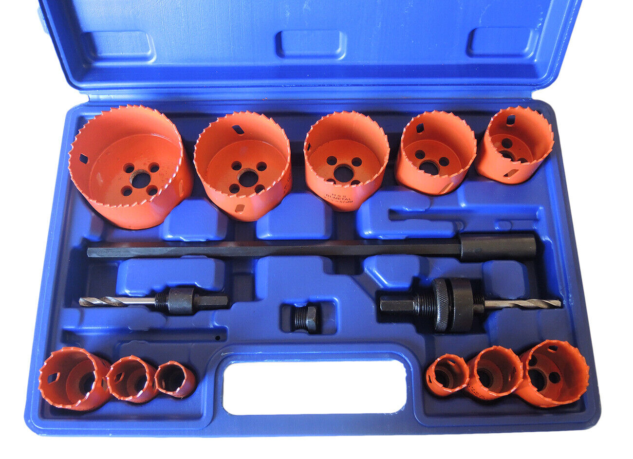 15 FRESE A TAZZA SEGHE BI METAL FRESA DA TRAPANO PER FERRO LEGNO ALLUMINIO 15PZ