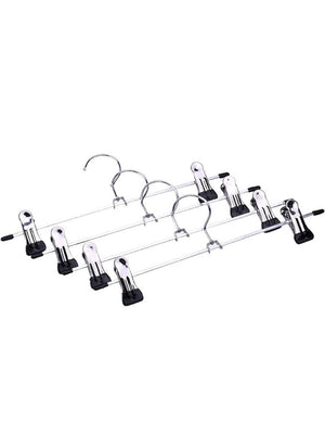 15 Grucce con Pinze a Molla Regolabili e Gancio per Pantaloni ART.79334