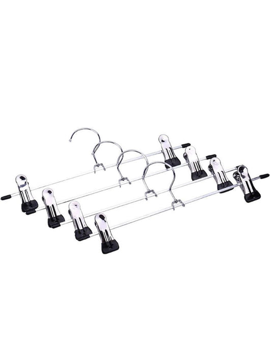 15 Grucce con Pinze a Molla Regolabili e Gancio per Pantaloni ART.79334