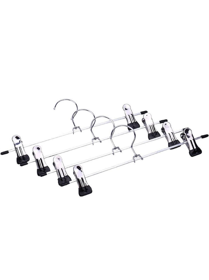 15 Grucce con Pinze a Molla Regolabili e Gancio per Pantaloni ART.79334