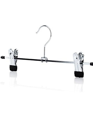 15 Grucce con Pinze a Molla Regolabili e Gancio per Pantaloni ART.79334