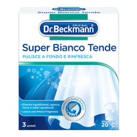 Super Bianco, Rimuove l'Ingrigimento, l'Ingiallimento e Rende la Biancheria Bianca più Bianca, 3x40g, Dr. Beckmann