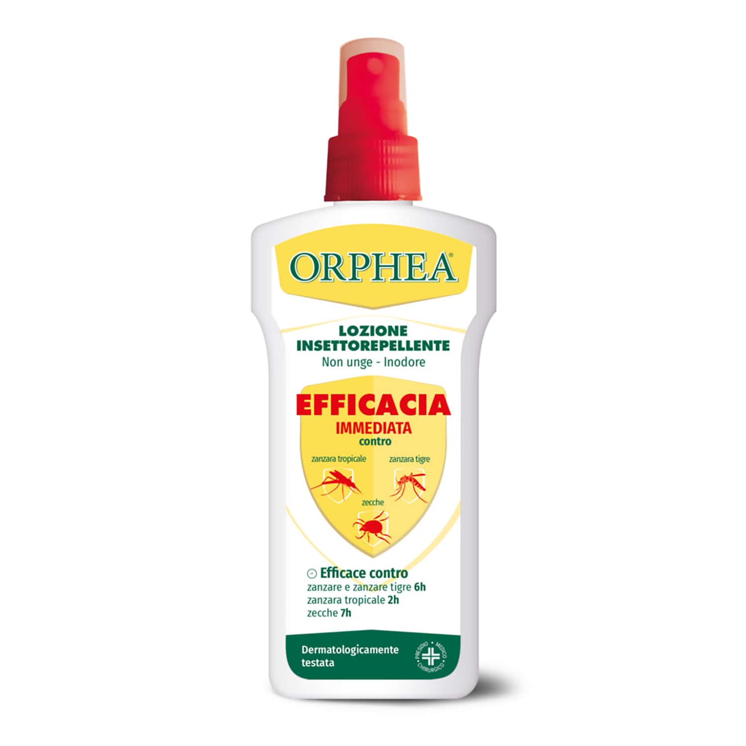 Lozione Antipuntura Efficacia Immediata, Protegge dalle Punture di Insetti, Zanzare e Zecche, 100ml, Orphea