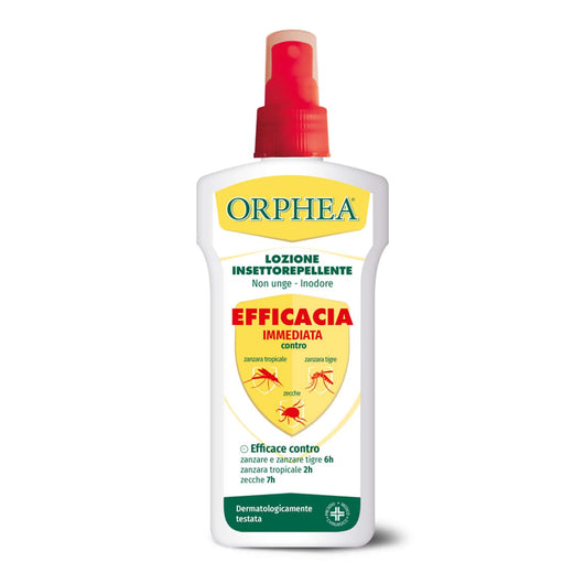 Lozione Antipuntura Efficacia Immediata, Protegge dalle Punture di Insetti, Zanzare e Zecche, 100ml, Orphea