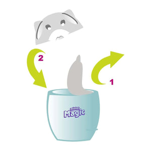 Ovetto Assorbiodori Frigo, 3 Mesi di Durata, Mantiene Inalterato l'Odore dei Cibi, Aceto, Mister Magic